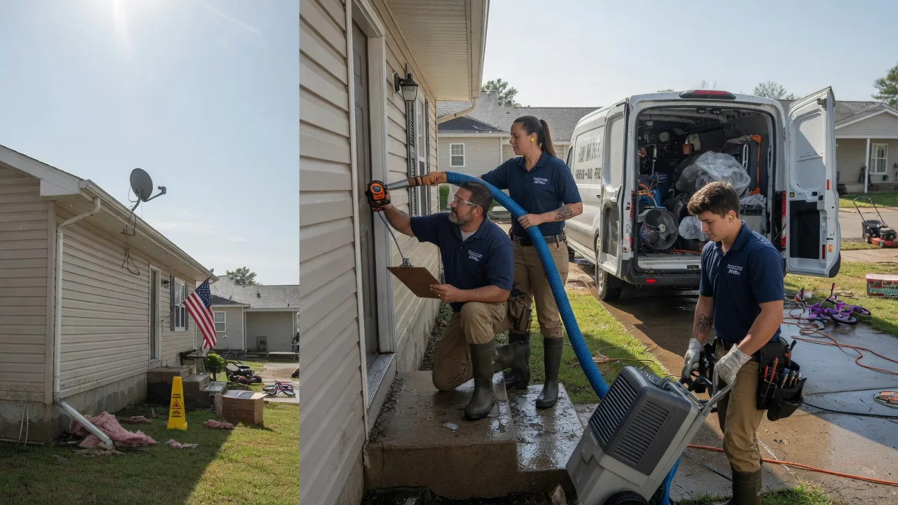 Ceiling Water Damage Restoration in Custer, WI near me